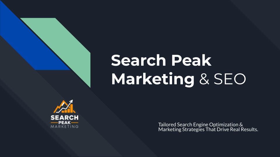 search peak marketing company presentation