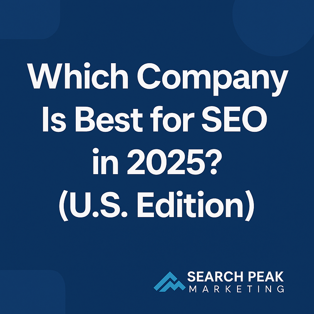 which company is best for seo in 2025